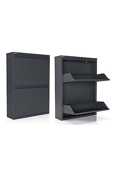 Kaufexpress GmbH Schuhschrank Schuhregal Metall 2–5 Klappen – schmal, monti günstig online kaufen