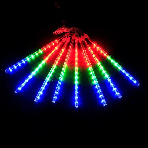 LMaxhome LED-Lichterkette Röhre Regenlichterkette Meteorschauer Weihnachtsd günstig online kaufen