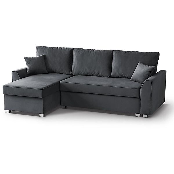 Beautysofa Polsterecke Toretto, Eckcouch aus velours, günstig online kaufen