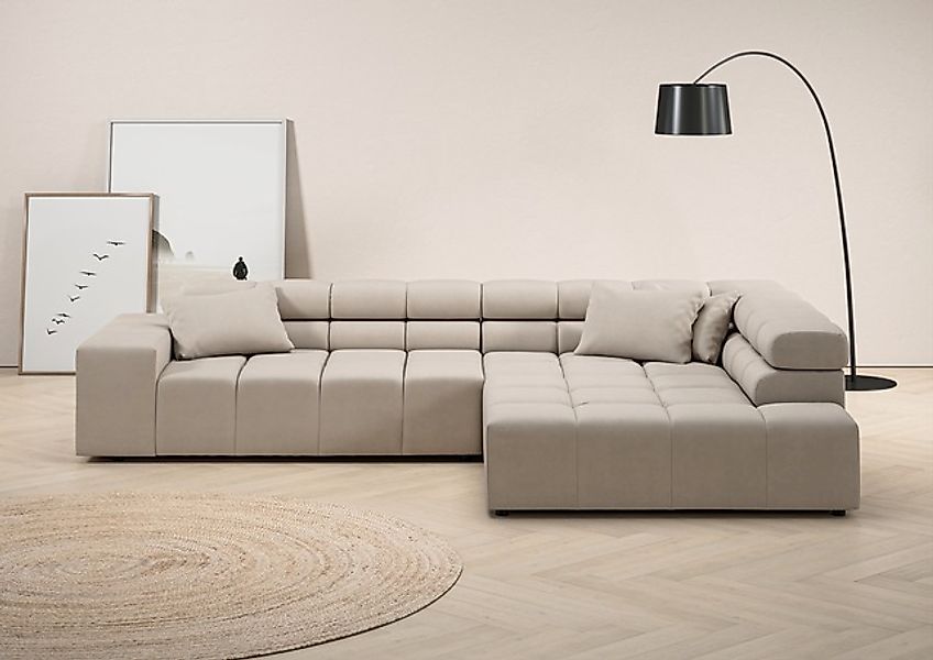 INOSIGN Ecksofa »Ancona incl. Kopfteilverstellung, OTTOs Choice, Breite 319 günstig online kaufen