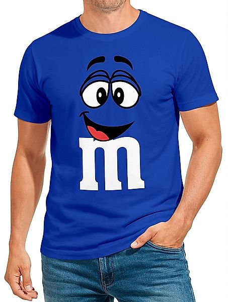 MoonWorks Print-Shirt Herren T-Shirt Fasching Karneval M Aufdruck Gruppenko günstig online kaufen