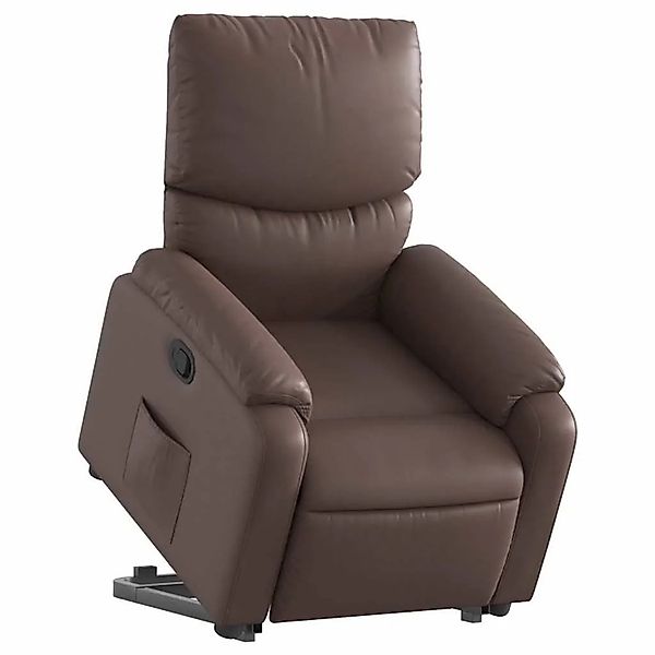 vidaXL Relaxsessel mit Aufstehhilfe Braun Kunstleder 3204888 günstig online kaufen