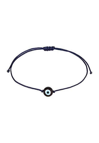 Kuzzoi Bead-Armband-Set Nylon Textilarmband Evil Eye günstig online kaufen