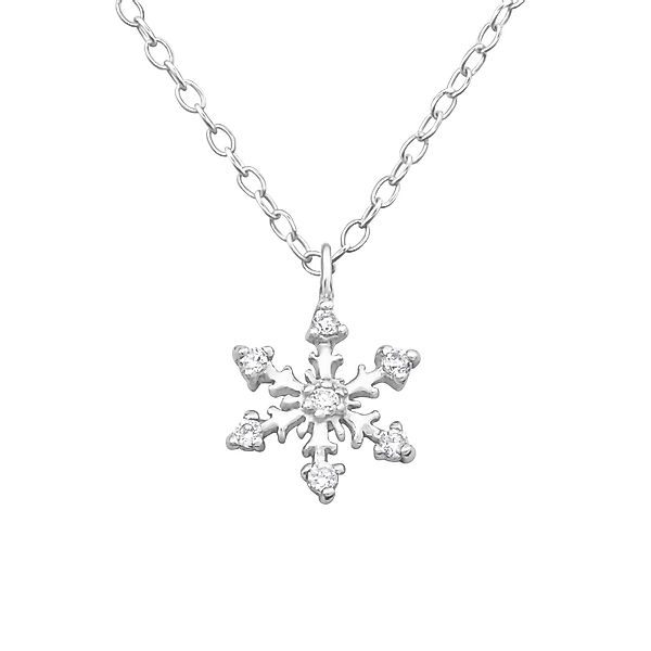 ALEXANDER YORK Kette mit Anhänger SCHNEEFLOCKE günstig online kaufen