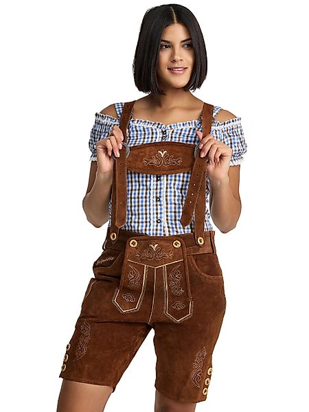 Steigenhöfer Manufaktur Trachtenlederhose Lederhose Damen Shorts günstig online kaufen