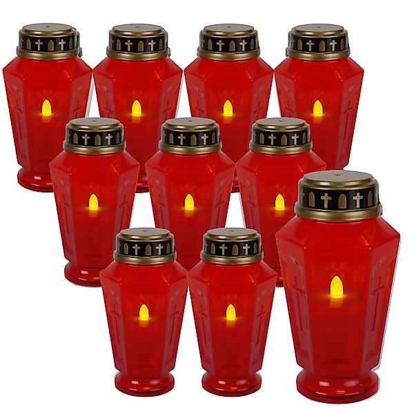 Marelida LED Grabkerze Grablicht Serene Für Grableuchte Flackernd 1000h 10S günstig online kaufen