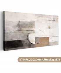 OneMillionCanvasses® Leinwandbild Panorama Abstrakte Kunst - günstig online kaufen
