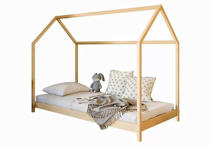 Kids Collective Hausbett Kinderbett 90x200 cm Bett mit Lattenrost Bed Kinde günstig online kaufen