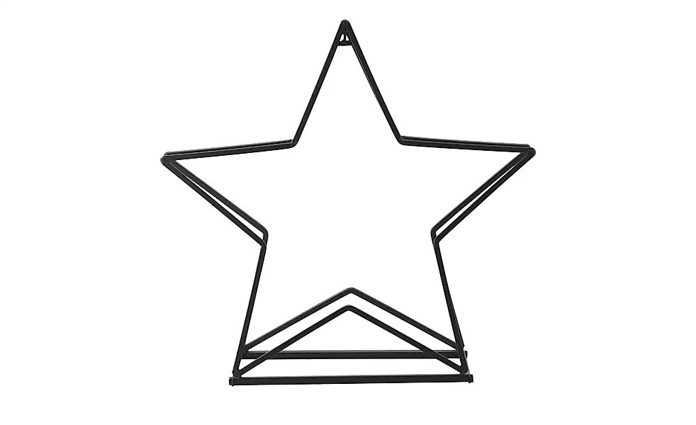 Kaminholzregal Stern   ¦ schwarz ¦ Maße (cm): B: 64 H: 62,5 T: 20.0 Weihnac günstig online kaufen