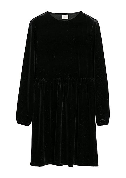 s.Oliver Junior Samtkleid mit tailliertem Schnitt günstig online kaufen