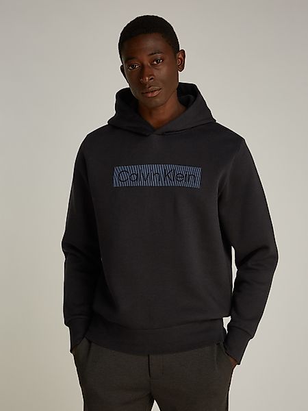 Calvin Klein Kapuzensweatshirt "BOX STRIPED LOGO HOODIE" mit Logoschriftzug günstig online kaufen