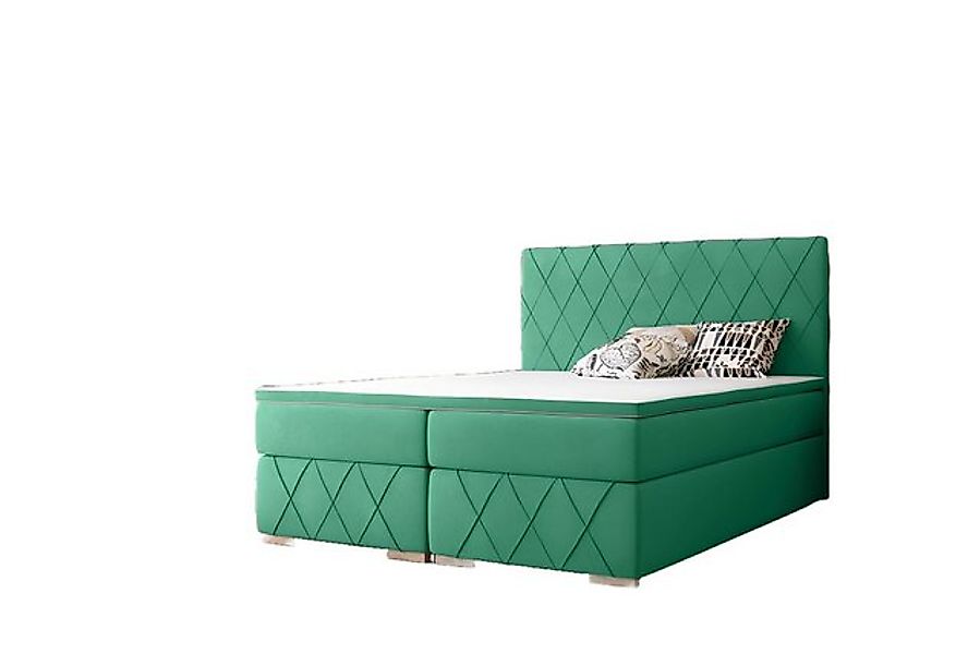 Xlmoebel Bett Komplett-Set Boxspringbett mit Luxus-Matratze und Topper, gep günstig online kaufen