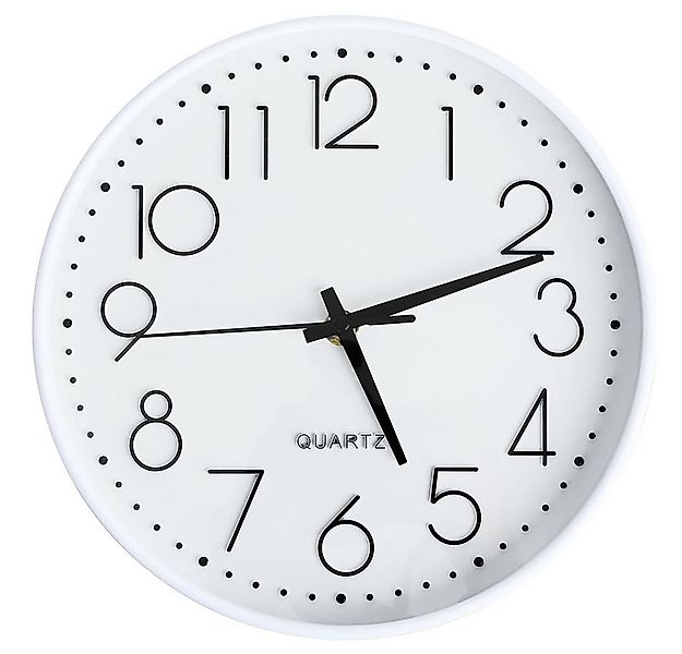TUWENA Uhr 30cm Wanduhr Lautlos, 3D Ziffern Wanduhr, Modern Wand Uhr Analog günstig online kaufen