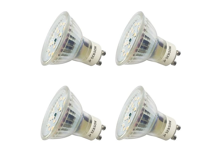 SEBSON LED-Leuchtmittel GU10 LED Lampe 5W dimmbar 350lm 3000K 230V Leuchtmi günstig online kaufen