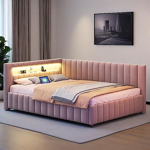 MODFU Polsterbett Kinderbett (140x200 cm mit günstig online kaufen