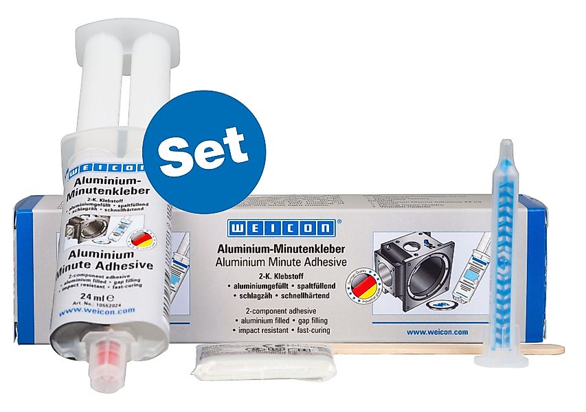 WEICON Klebstoff Aluminium-Minutenkleber, Epoxidharzklebstoff, 24 ml, günstig online kaufen