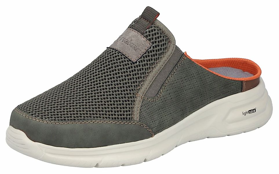 Rieker Clog Sommerschuh, Hausschuh, Schlupfschuh mit seitlichen Stretcheins günstig online kaufen