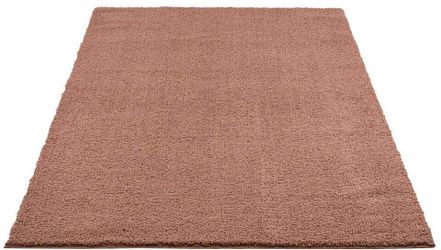 Carpet City Hochflor-Teppich "Plainy" rechteckig 30 mm Höhe Shaggy Polyeste günstig online kaufen