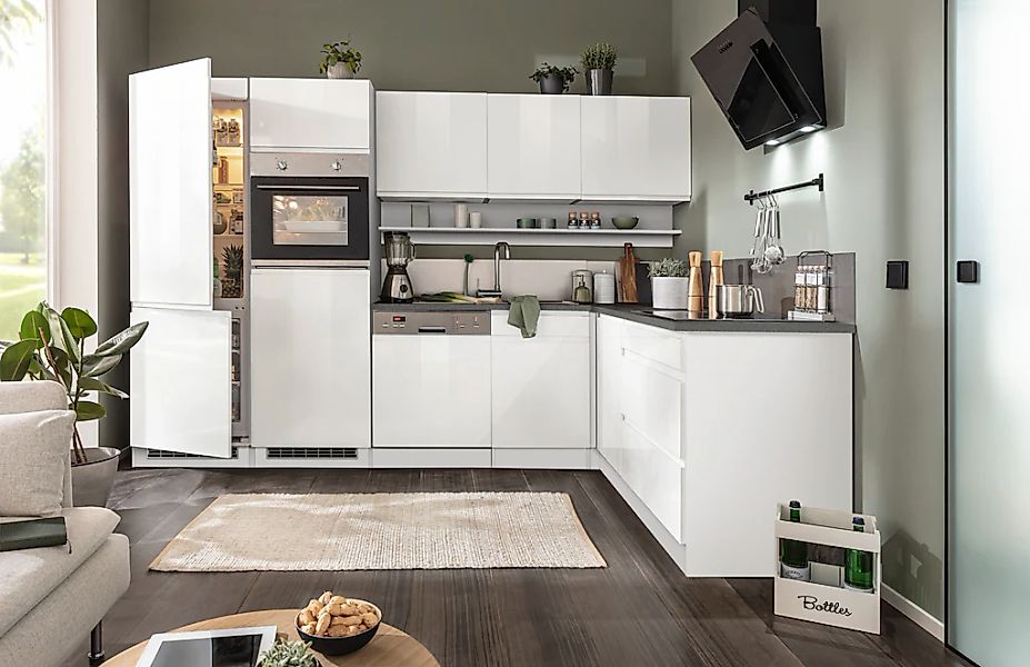 KOCHSTATION Winkelküche "KS-Virginia" Stellbreite 290/190 cm cm, wahlweise günstig online kaufen