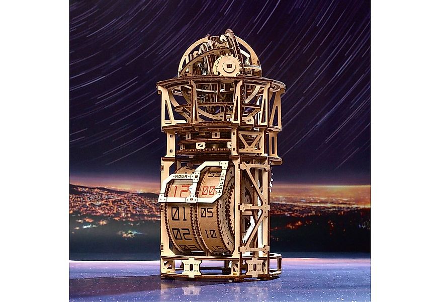 UGEARS Modellbausatz Ugears Tourbilllon-Tischuhr Sternengucker Mechanisches günstig online kaufen