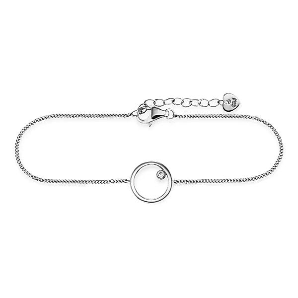 CAÏ Armband "925 Sterling Silber rhodiniert Zirkonia Kreis" günstig online kaufen