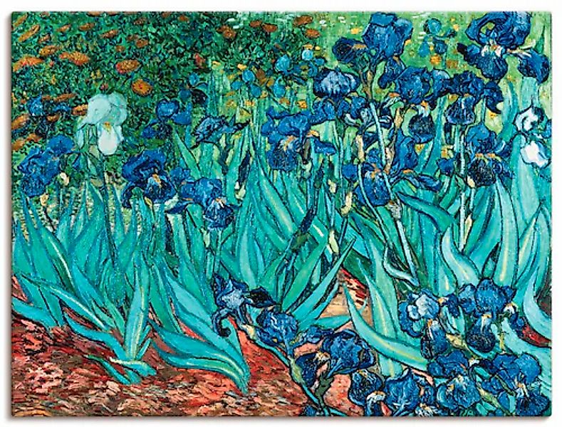Artland Leinwandbild »Iris (Schwertlilien). 1889« Blumen 1 Stk. tlg. auf Ke günstig online kaufen