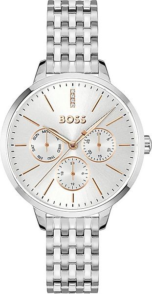 BOSS Multifunktionsuhr SYMPHONY 1502781, Quarzuhr, Armbanduhr, Damenuhr, Ed günstig online kaufen