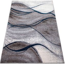 my home Teppich "Tritom" rechteckig 9 mm Höhe mit besonders weichem Flor, K günstig online kaufen