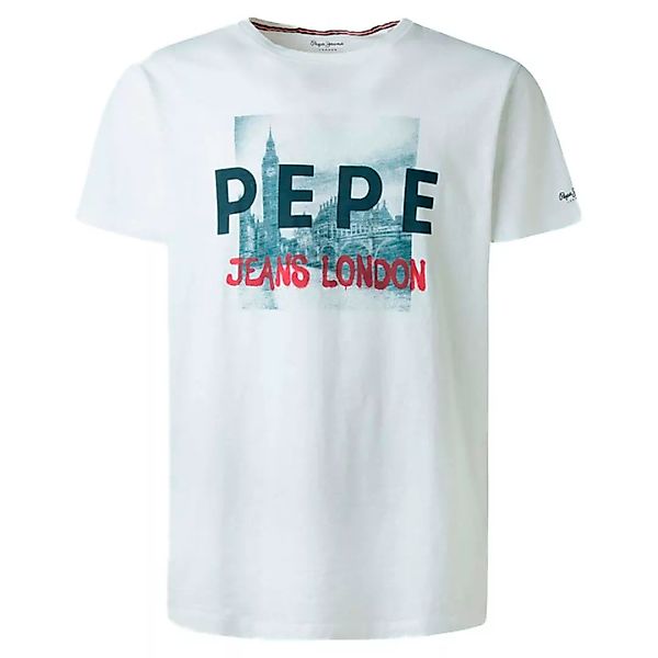 Pepe Jeans Randall Kurzärmeliges T-shirt L White günstig online kaufen