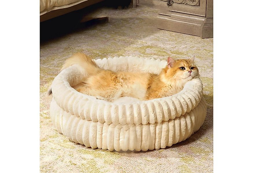 FOUORTUNATE-BEE Tierbett Hundebett waschbar Flauschiges Katzenbett günstig online kaufen