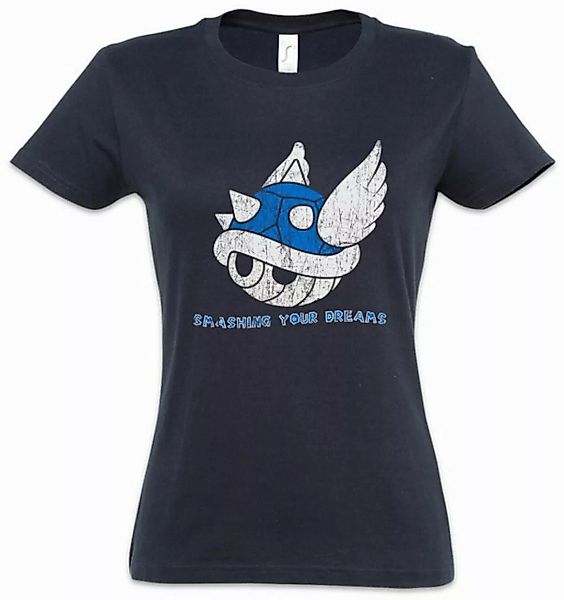 Urban Backwoods Print-Shirt Smashing Your Dreams Damen T-Shirt Super Gamer günstig online kaufen