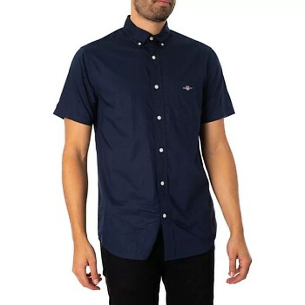 Gant  Hemdbluse Normales, kurzärmliges Popeline-Hemd günstig online kaufen