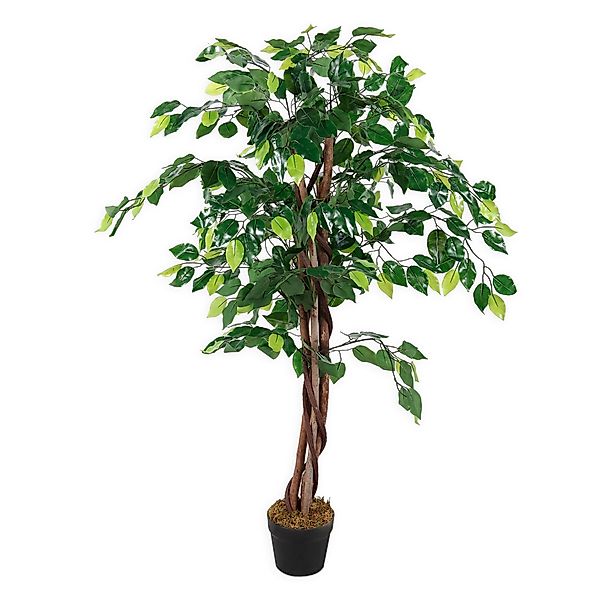 Künstliche Zimmerpflanze Kunstpflanze im Blumentopf 115cm günstig online kaufen