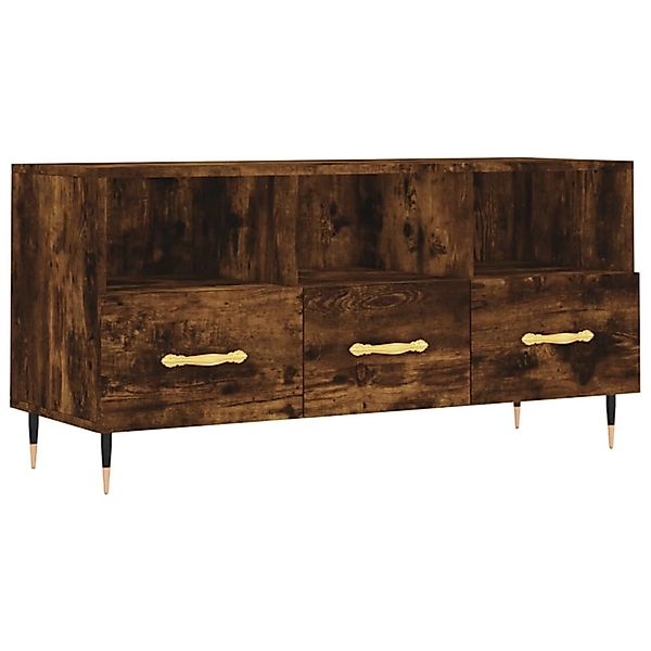vidaXL TV-Schrank Räuchereiche 102x36x50 cm Holzwerkstoff 829017 günstig online kaufen