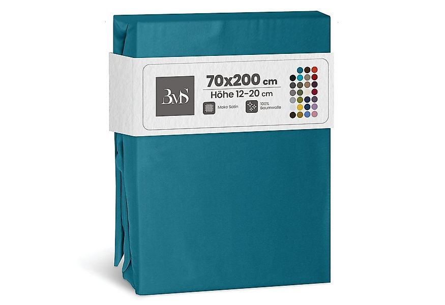 BETTWAESCHE-MIT-STIL Spannbettlaken Mako Satin Spannbettlaken, Matratzenhöh günstig online kaufen