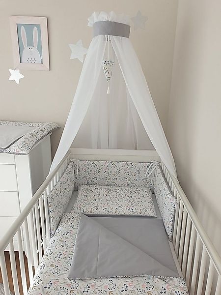 Babymajawelt Babybettbezug Baby Bett Set 31372 "Vogelbeere" für Babybett 70 günstig online kaufen