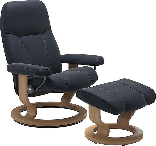 Stressless® Relaxsessel »Consul«, (Set, Relaxsessel mit Hocker), mit Hocker günstig online kaufen