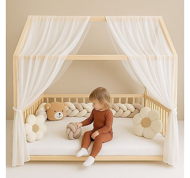 Baby Fancyroom Betthimmel Hausbett Himmel Premium Tüll, Baldachin für Kinde günstig online kaufen