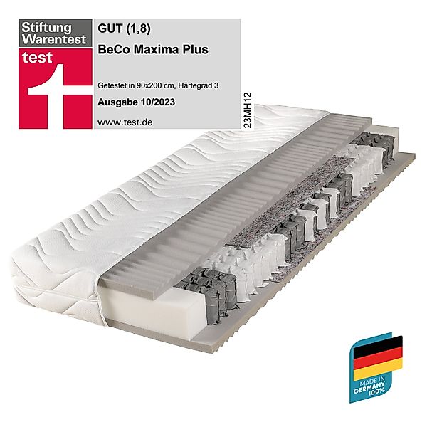 Taschenfederkernmatratze Maxima Plus, Beco, 22 cm günstig online kaufen