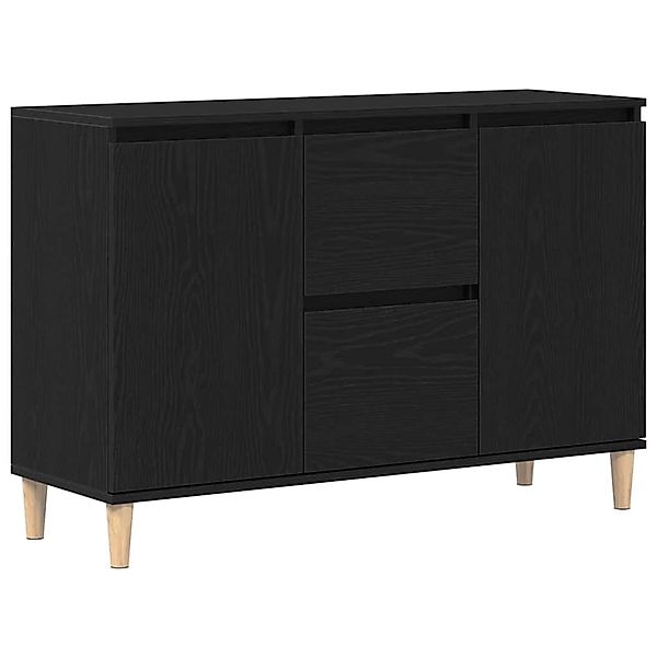 vidaXL Sideboard mit Schubladen Schwarz 101 x 35 x 60 cm Holzwerkstoff 8620 günstig online kaufen