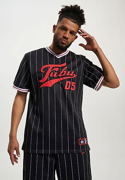 Fubu T-Shirt "Fubu Herren FM231-005-2 FUBU Varsity Pinstriped Mesh Tee", 1 günstig online kaufen