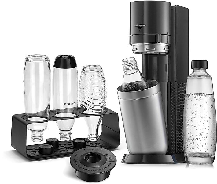 SodaStream Wassersprudler »»DUO« Upgrade + Zubehör«, (5 tlg.), 1x Wasserspr günstig online kaufen