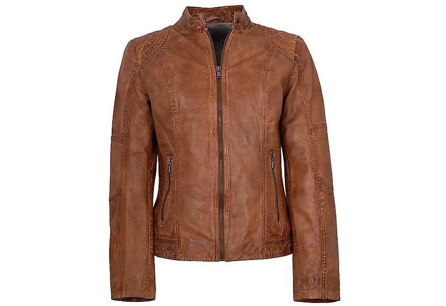 Maddox Lederjacke Jecki MADDOX - Damen Lederjacke Lammnappa cognac günstig online kaufen