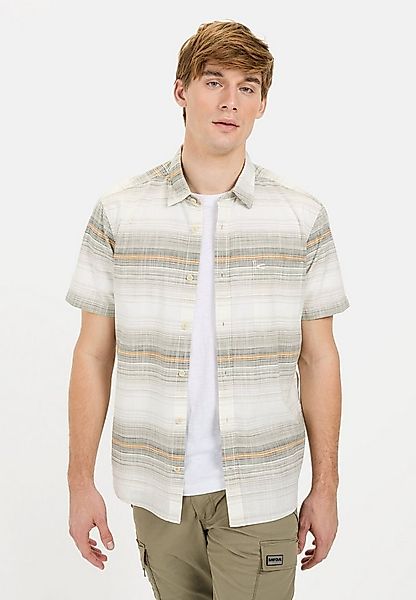 camel active Karohemd mit Karomuster Kurzarm Kentkragen Kentkragen günstig online kaufen