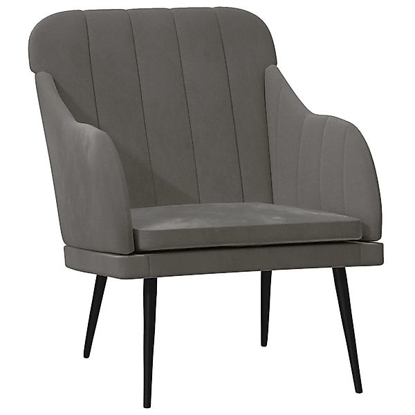 vidaXL Sessel Sessel Dunkelgrau 63x76x80 cm günstig online kaufen