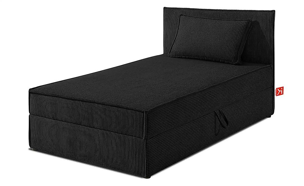 KONSIMO Boxbett mit Stauraum  H2 Roti ¦ schwarz ¦ Maße (cm): B: 95 H: 89 Be günstig online kaufen
