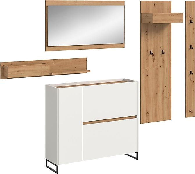 INOSIGN Garderoben-Set »EVRID, 5-teilig, Breite 236 cm, individuell stellba günstig online kaufen