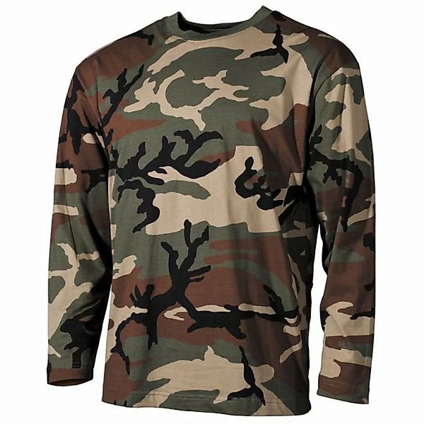 MFH T-Shirt Outdoor Tarn-Shirt, langarm, woodland, 170 g/m² L günstig online kaufen
