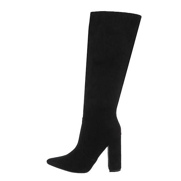 Ital-Design Damen Elegant High-Heel-Stiefel Blockabsatz High-Heel günstig online kaufen