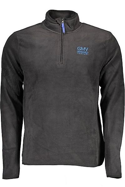 GIAN MARCO VENTURI Sweatshirt Herren Sweatshirt Schwarz - Langarm, Stickere günstig online kaufen